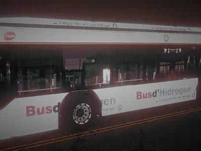 Autobus bus street Free low-poly 3D model