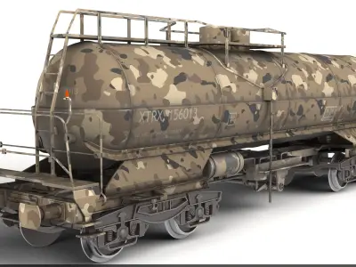 Railroad Tank Car Camouflage 