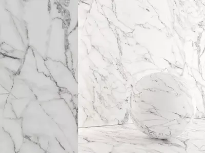 White Marble Carrara Classic Porcelain Tile 37 Texture