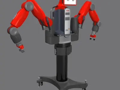 Industrial Baxter Robot 3D Model 3D model