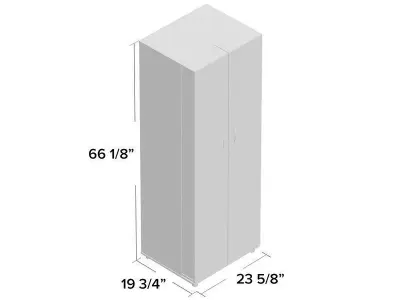 Laricina White Blairwood Kitchen Pantry 3D model