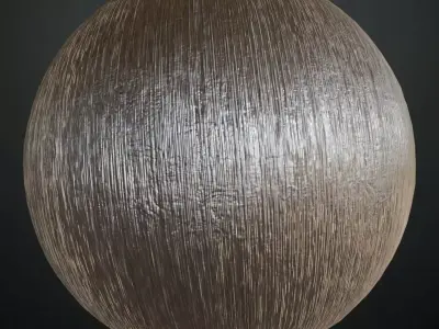 Linear Brushed Dark Steel PBR Seamless Texture