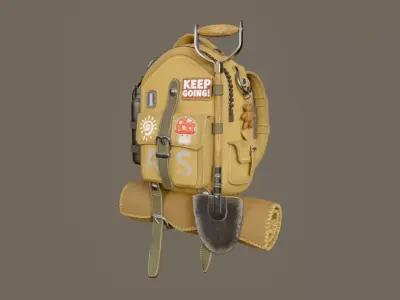  Backpack 3D model
