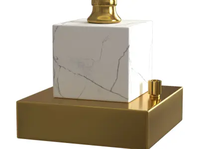 Possini Euro Design Wayne Modern Table Lamps 3D model