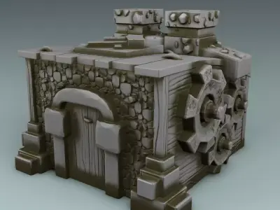 City Hall 3D print model