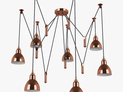 76107x Acrobata Lightstar Pendant Lamp 3D model