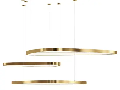 EGG Pendant Lamp 3D Model Modern and Sleek Illumination 3D model