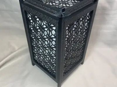 Kumiko Japanese Shoji Lantern - Sakura-Kikkou 3D print model