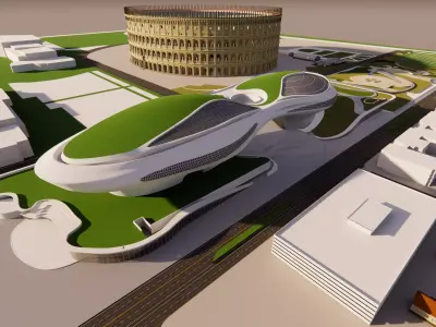 Lucas Narrative Art Museum 3D model