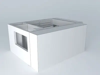 juliana house with windows and doors Free 3D model