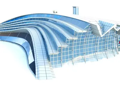 West Kowloon Station Main Terminal 3D model