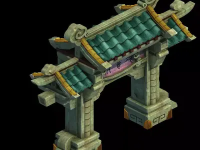 Gang - Decorative Door 03 3D model