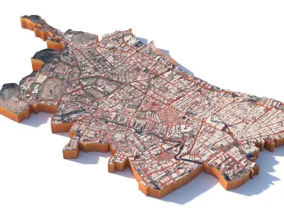 George Town in Penang Island Malaysia 3D model