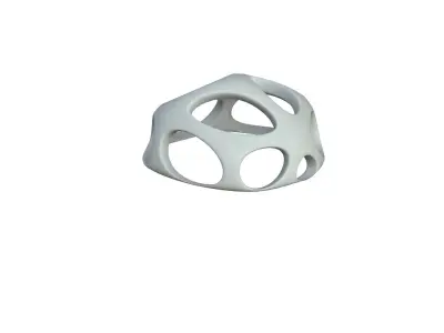 SciFi Cube Object No 55742 Low Poly Shape Low-poly 3D model