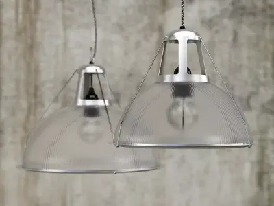 Phane industrial pendant light 3D model