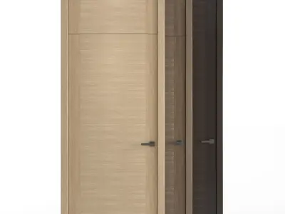 Minimalistic doors 3D model