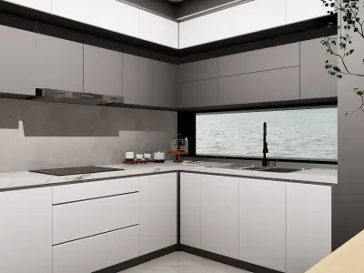 CASA MODERNA - MODELO 3D COMPLETO - INTERIOR Y EXTERIOR 3D print model