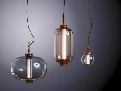 Bai modern pendant lights 3D model