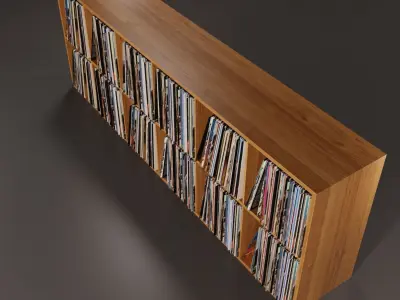 Vinyl Storage PBR 3D model