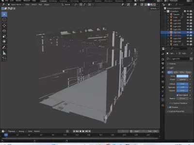 Scifi name titel sima Low-poly 3D model