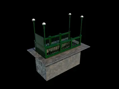 Subway Entrance 3D model