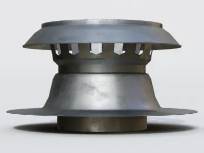 Roof Vent 09 Low-poly 3D model