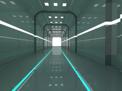 Hallway Interior 3D model purchase