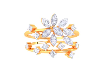  Women Ring MTL 3dm STL OBJ FBX Details 3D print model 108