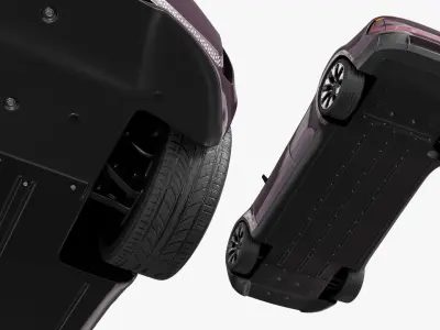  Audi E Electric Crossover Purple 