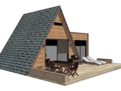 Creative Design-Holiday Cabin-044 3D model