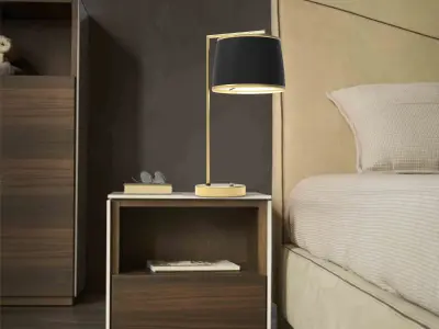 Bed Side Lamp 005 Low-poly 3D model