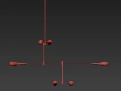 TEARDROP pendant light 3D model