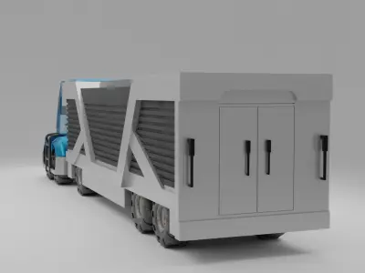 Scifi Truck 3D model