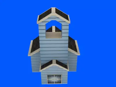 Chuech Low-poly 3D model