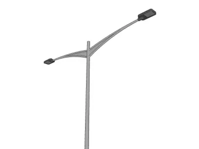 Lamp Post - Light Pole - Light Post - Street Light 16 3D model