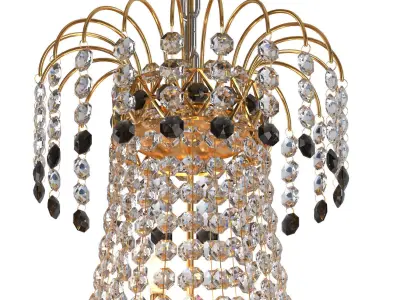S S Traders Big Size Crystal Chandelier Ceiling Lamp 3D model