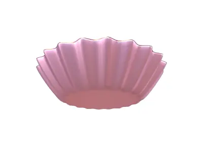 Cupcake Mold v1 003 Low-poly 3D model