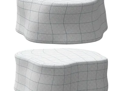 Roche Bobois cocktail table Silver Tree 3D model