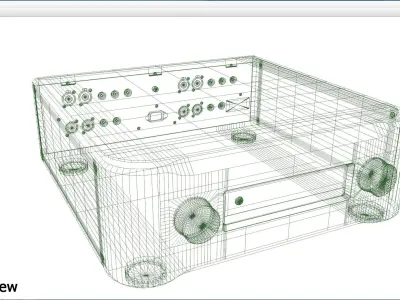 High-end pre-amplifier Esoteric C-02X 3D model