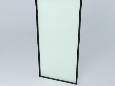 3d window with frame and glass very detail Free 3D model