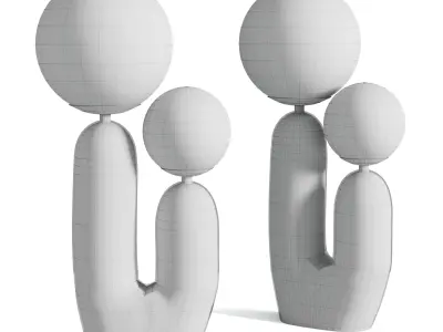 Belecome Hand-Built Oo Table Lamp Low-poly 3D model