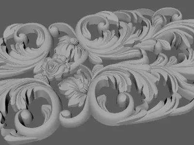 dekor ornament 3D model 189