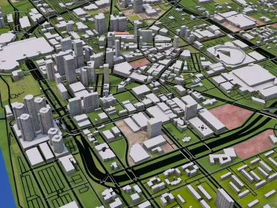 Denver City 3D model