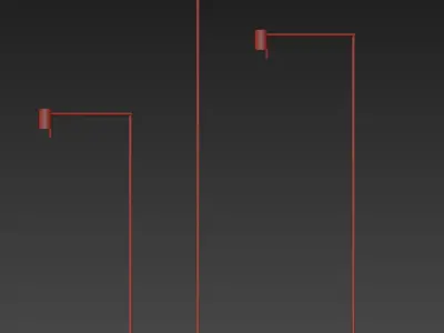 Modern Floor Lamp 3D model