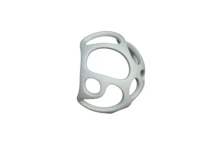 SciFi Cube Object No 43245 Low Poly Shape Texture