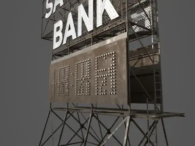 Billboard v2 3D model
