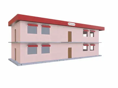 Administrator Block Low-poly 3D model