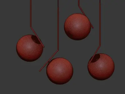 Flow Lights Family Michael Anastassiades Pendant 3D model