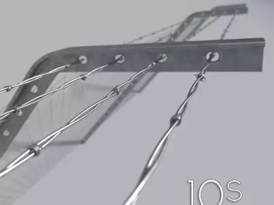 Barbed Wire 3D model