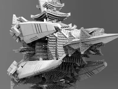 Cyberpunk Emperor Mega city 7  3D model